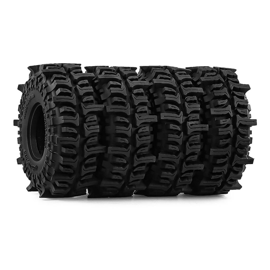1 9 RC Crawler Tires 118mm Mud Terrain for Axial SCX10 TRX4 Traxxas CrossRC Enduro Redcat WPL D90 1 10 Scale