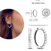 NEW Round Original CZ Hoop Earrings Heart U Shape Moon Star Unicorn Earring for Women Party Engagement Jewelry Gift