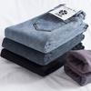Winter Women Fashion Warm Casual TrousersHigh Waist Skinny Thermal Flannel Tight Fit Velvet Pants Leggings Stretchy Comfortable