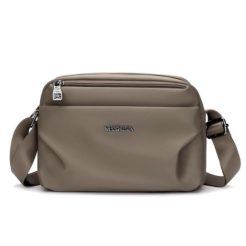 Lightweight Womens Small Square Shoulder Bag With Zipper Closure And Inner Phone Pocket