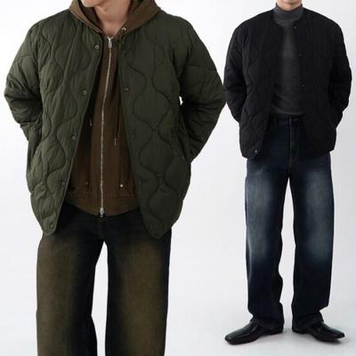 Onl Men Quilted Jacket Short Padding Mpn