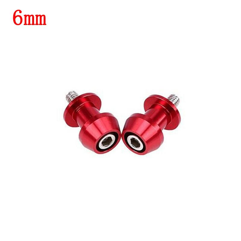 6/8/10mm Motorcycle Swingarm Spools Slider Aluminum Alloy Swing Screw Sliders Moto Spools Stand Arm Moto Equipments Accessories