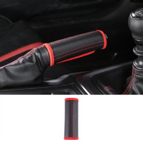 PU Leather Wrap Handbrake Trim Cover Sleeve For Subaru BRZ 2012-22