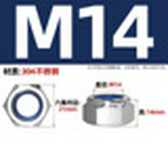 304 Stainless Steel Nylon-Insert Lock Nut DIN985