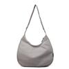Nylon Single Shoulder Bag Large Capacity With Zipper Closure For Daily Use