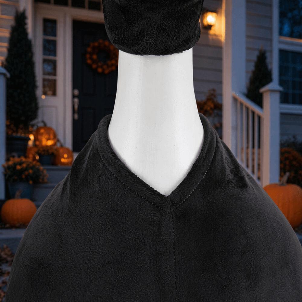 Black Cat Design Goose Costume Set Seasonal Set Goose Statue Decor Porch Goose Outfit  Home Decor