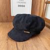Maillard brown beret women's retro temperament octagonal hat fashionable newsboy hat literary painter hat