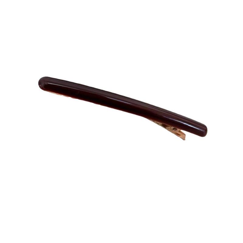 Retro Color Acetate Duckbill Hair Clip for Women: Stylish Side Bangs and Flyaway Management