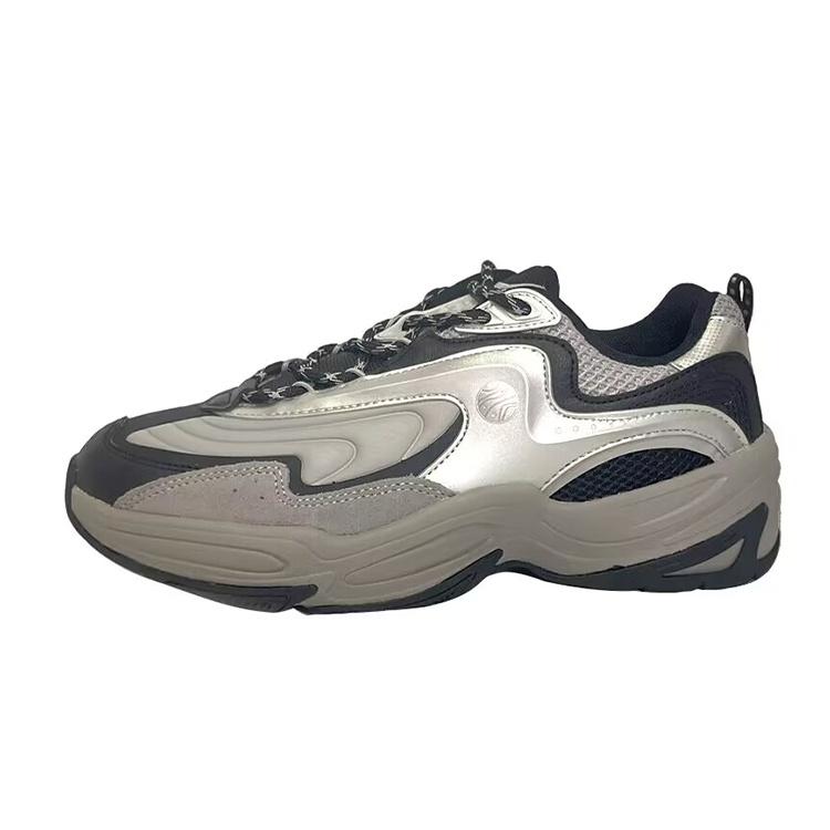 (WMNS) ANTA Life Series Sneakers Silver Grey Black Women s 122348850-10 EU 36