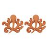 2pcs Creative Design Octopus Brooches Pin Multifunctional Animal Brooch Pin  For Sweaters