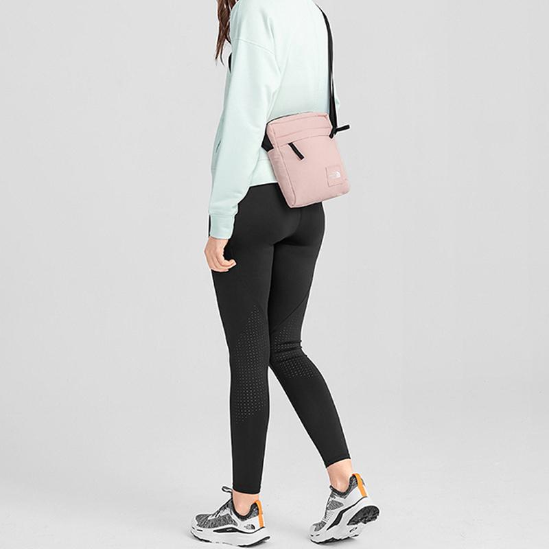 The North Face 6L Leichte Tragbare Reißverschluss Kleine Quadratische Umhängetasche Crossbody Tasche Outdoor Tasche Damen Taschen Nylon Kirschblüten-Rosa 3VXQ-YXK