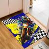 Custom Name Cartoon Excavator Rug for Living Room, Game Rooms, Office, Bedroom, Floor Mat Playful Design, fan gifts Christmas decor