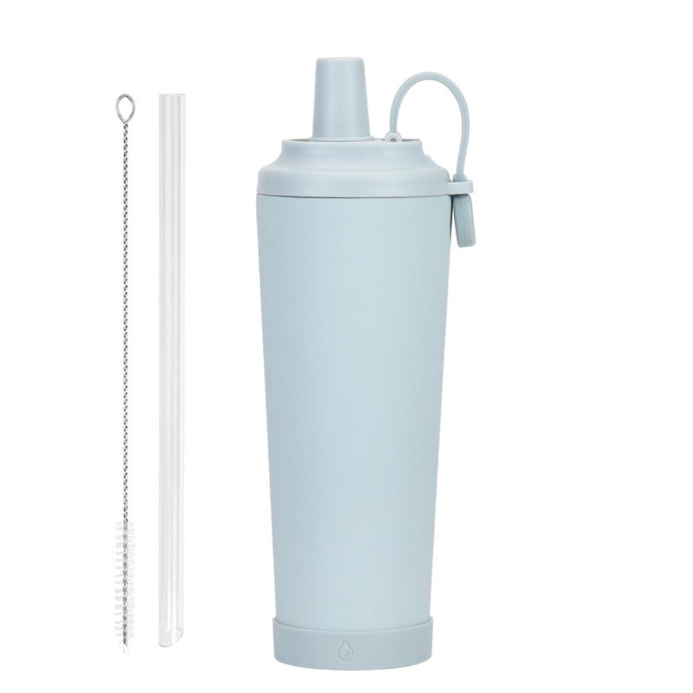 

Large Capacity Thermal Cup Magnetic Handle Insulated Water Bottle Drinkware Insulated Tumbler Gym світло-синій колір