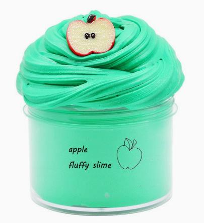 60ml  Cherry Scented Slime Fruit Modeling Clay Plasticine Cotton Mud DIY Toys, Sensory Stress Relief Gift