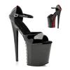 20Cm High-heeled Nightclub Sandals, Women's 10cm Water Table, Sandals with Straps At The Back