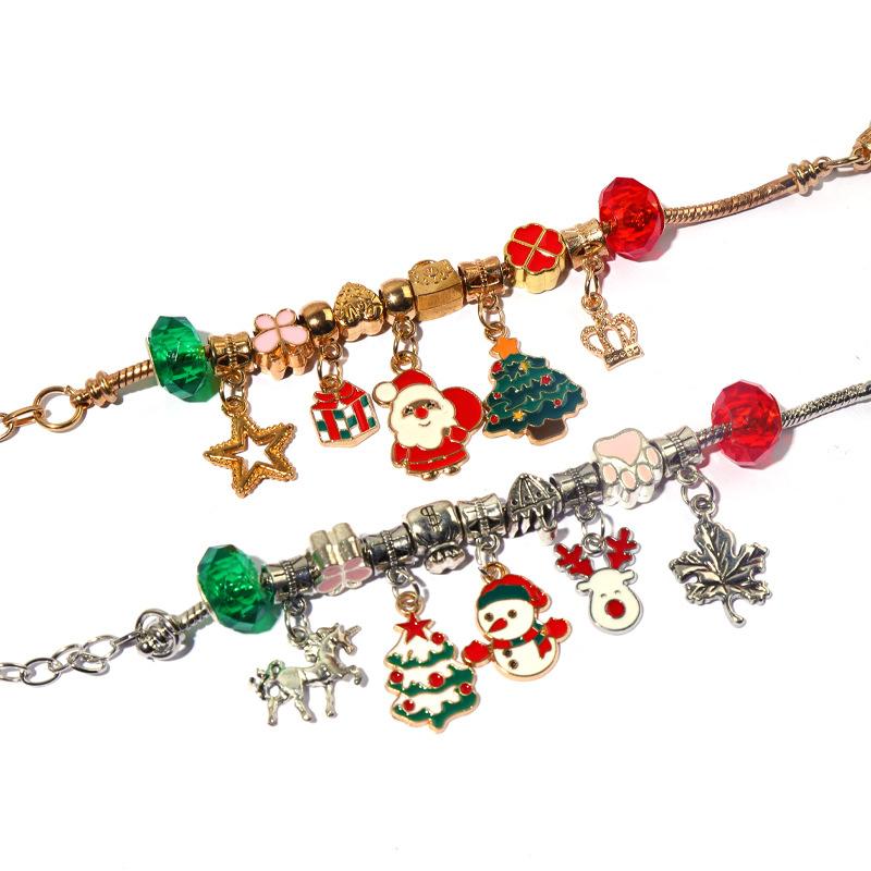

Children S Christmas Creative Gift Bracelets Crochet Blind Boxes Handcrafted Beaded Bracelets Toy Gift Boxessouvenirs Part красный