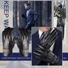 Thermal Fleece PU Leather Gloves Thickened Waterproof Gloves New Touch Screen Gloves  Skiing