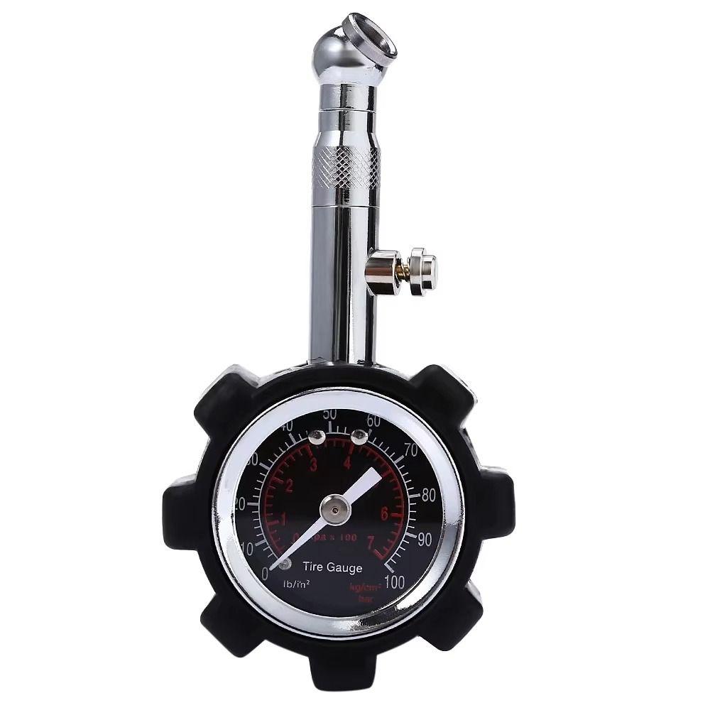 0~100 PSI Tire Pressure Gauge Reset Function Tire Pressure Monitoring Tool  Vehicle Maintenance