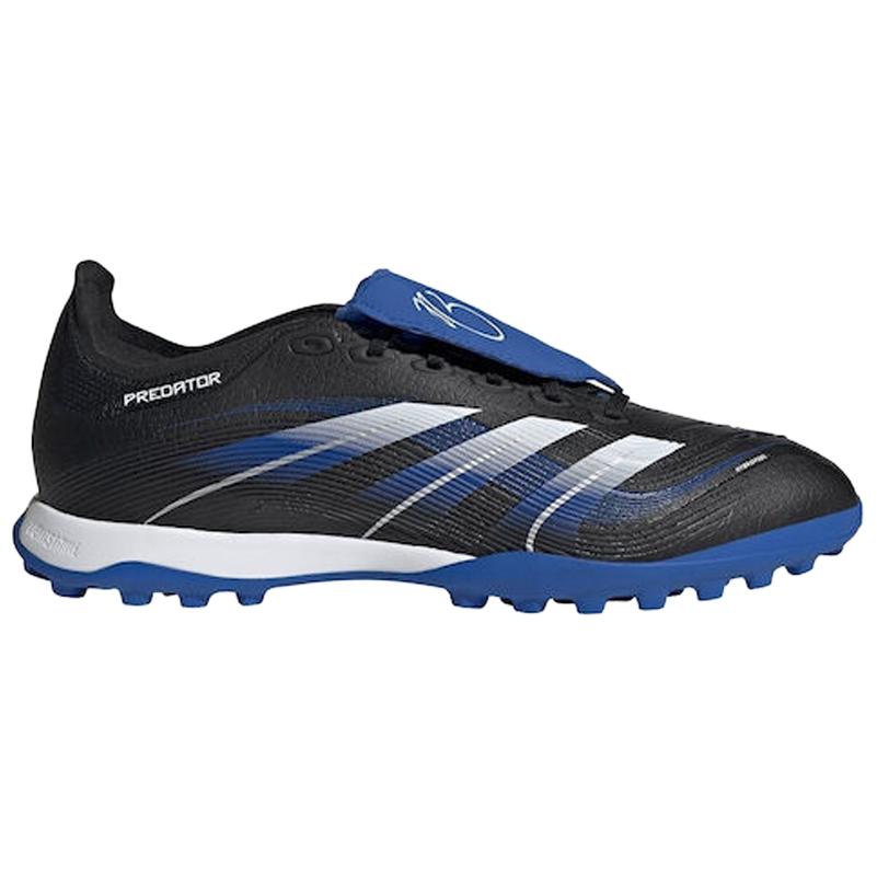 Adidas PREDATOR LEAGUE Comfortable And Lightweight TF Turf Slip Resistant Soccer Shoes Unisex Black Blue JR1758