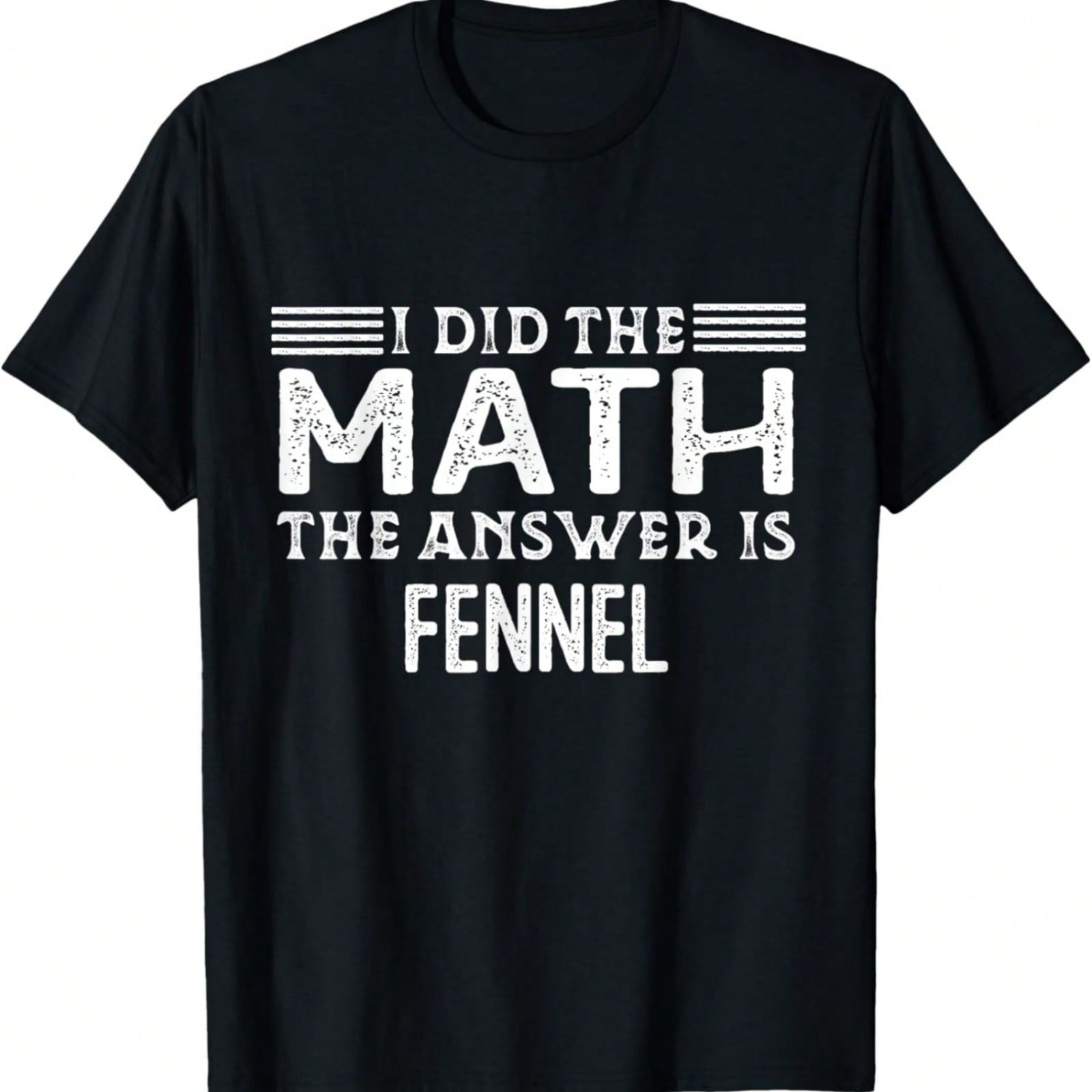 The Answer Is Fennel Funny Math Teacher Student T-Shirt S разноцветный