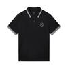 Li Ning Wade Serie Einfaches Mode vielseitiges gestreiftes kurzärmeliges Poloshirt Herren Oberteile APLW359-1