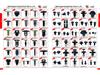 415PCS Ford Car Door & Bumper Retainer Clips Set HE06