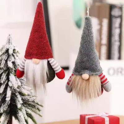 Vánoční skřítek panenka skandinávský Tomte Santa figurka plyšový elf hračka venkovní dvůr balkon mini dekorace