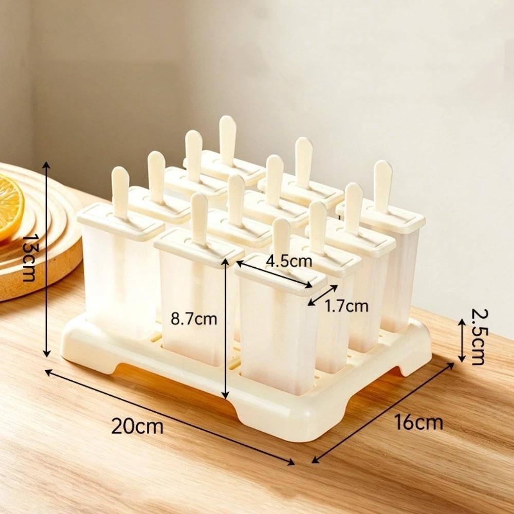 Reusable Ice Cream Popsicle Mold DIY Popsicle Mold Cube Tray New Homemade Ice Box  Kitchen Use
