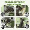 138cm Cat Tree, Multi-Level Cat Tower with Scratching Posts and Pad, Bed, Condos, Platforms, Toy Balls, Light Grey