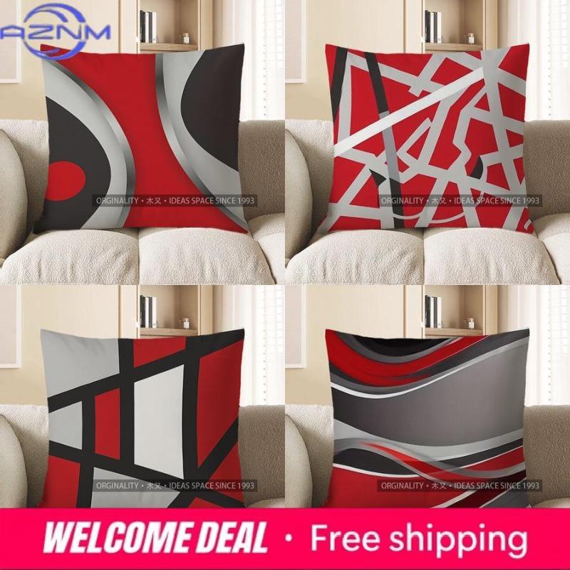 Home Decor Modern Geometric Pattern Throw Pillow Cover Pattern Cushion Cover Suitable for Sofa Bedroom Car Pillow Cover