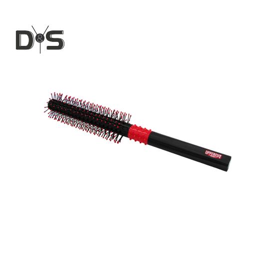 

Ролик для завивки, круглая щетка с шариковым наконечником, щетина, нескользящая ручка, сушка феном, короткая расческа для укладки волос, мужской и женский парикмахерский инструмент чёрный