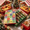 5Pcs Christmas Advent Calendars Fill Diy Advent Calendars Boxes 24 Empty Fillable Christmas Countdown Calendar 24 Days Gift