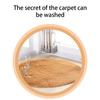 Round Carpet Anti-slide Footcloth Bedroom Living Room Bathroom Blanket Floor Chair Cushion Rug Bay Window Basket Bedside