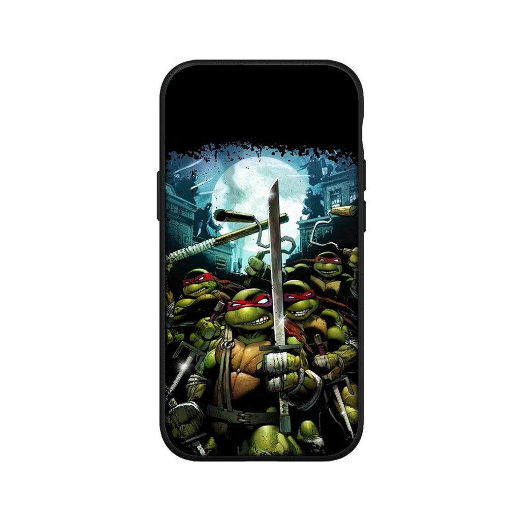 Custodia Cover per Telefono Anime Tartarughe Ninja per Apple iPhone 16 15 14 13 12 11 Pro Max 6 6S Plus + SE 15+ 16+ Custodia Morbida