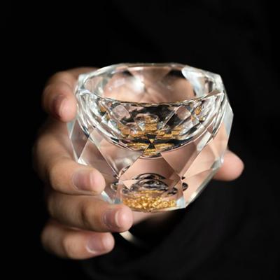 Bicchieri da liquore con taglio a diamante da 50 ml, bicchierino da shot di vodka, bicchieri da vino, bicchieri da whisky, liquori, sakè, soju, brandy, tazza da tè