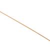 Pink Gold 18K Venetian 45cm [Fairy Carret] Necklace, Gold, Chain, (Heart-Shaped Adjuster, 0.7mm Width, Approx. 1.7g)