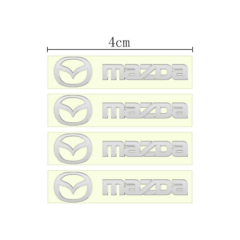 2025 Hot Metal Emblem Auto Decor Decals Car Window Wiper Stickers For Mazda 3 Mx5 6 Cx5 Rx8 Cx3 2 3 2020 Mx5 Nd Car Accessories