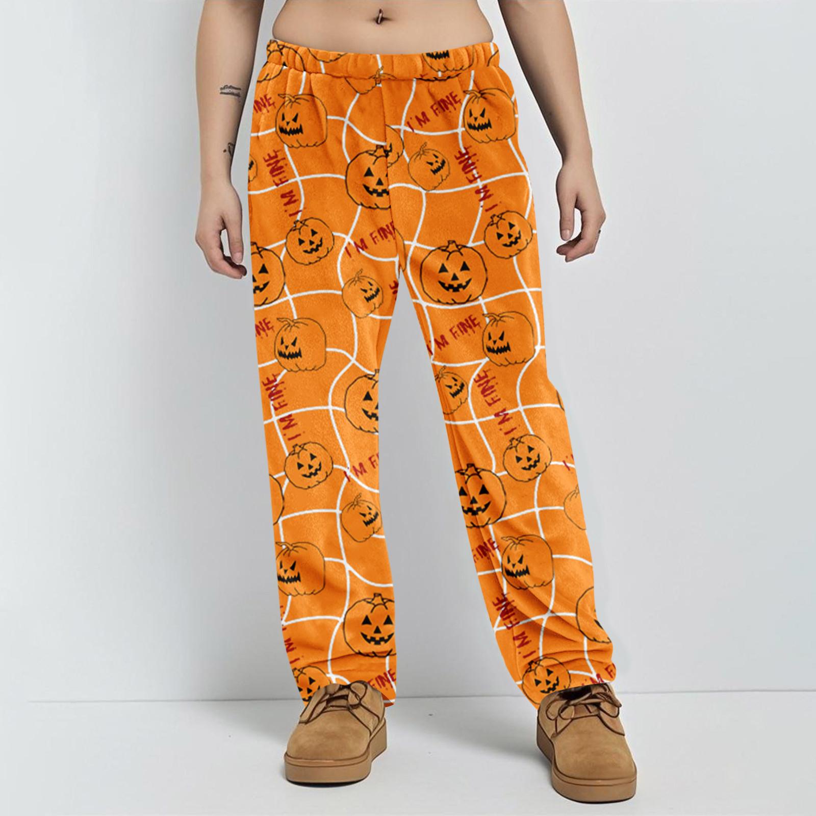 

Аніме Піжамні штани Одяг для сну Повсякденні штани на шнурку з еластичною талією Зручні прямі вільні штани для йоги XL шафрановий