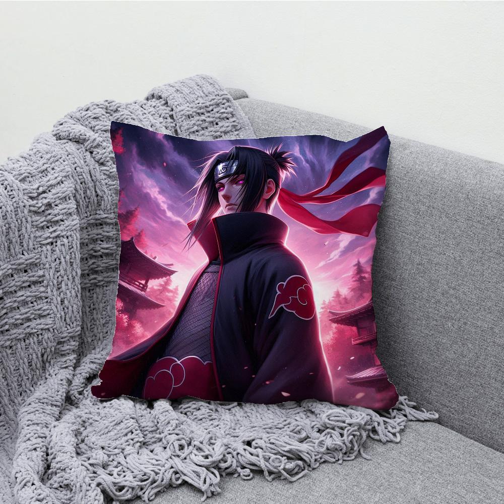I-ItachiS anime Pillow Case Pillow Case Soft Cushion Cases for Farmhouse Sofa Decor Home Decorations and Protector