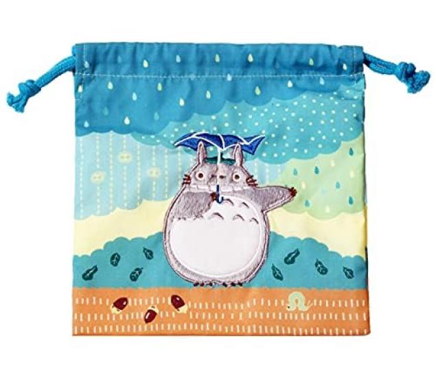 Marushin School Lunch Cup Drawstring My Neighbor Totoro Drizzling Rain for Boys and and Elementary School Entrance Character 1025008000 Bag, Holder,
