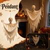 Halloween Hanging Mummy Decoration Motion Activated Sound Sensor Ghost Prop for Indoor Outdoor Party Haunted House Hanging Ornament
