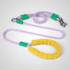 Stock No-Pull Safety Dual Clip Dog Leash  Anti-Escape P Chain Pet Lead Training Hands Free Dog Leashes