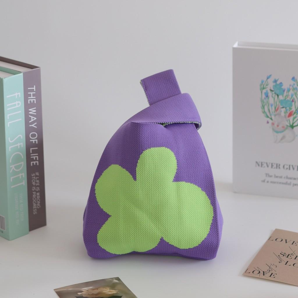 Trendy Knit Bucket Bag For Women Soft And Spacious Tote Bag With Eye-catching Patterns Ideal For Daily Wear And Gifts