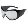 Oversized Cat Eye Sunglasses With Uv400 Polarized Pc Frames For Fashion And Travel