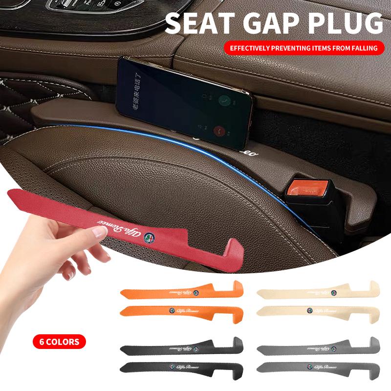 GWJDH1 Car Seat Gap Plug Strip Side Seam Car Gap Filler Leak Proof For Alfa Romeo serpent Giulia 159 156 MITO Stelvio 147 Accessories