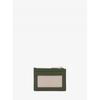 Michael Kors Jet Set Travel Topzip Card Id Sml Mk Sig Amazon Grn 35f6stvd1v2508