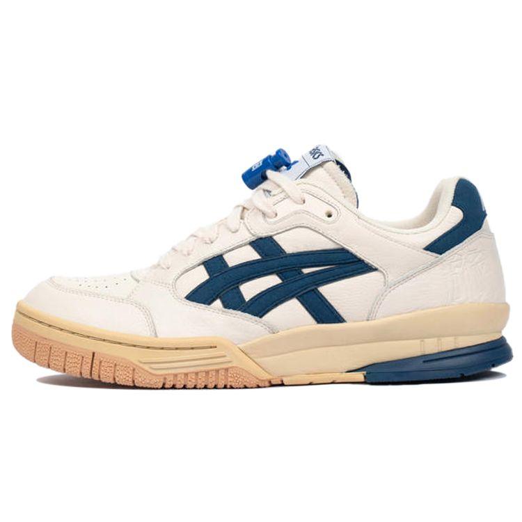 Asics Kiks X  Gel-Spotlyte Casual National Domination Shanghai White Magnolia Retro Basketball Shoes Unisex Sneakers Blue 1203A240-104