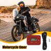 Hour Meter Waterproof Inductive Timer Motorcycle Tach Hour Meter Tachometer For Lawn Mower Snowmobile Marine Boat Snow Blower