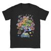 Film Super Mario Galaxy T-Shirts Unisex Damen Baumwolle Vintage T-Shirts Rundhals T-Shirt Kurzarm Oberteile Geschenkidee