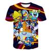 Kids Summer New Casual Funny Cartoon Game 3D Print O-neck T-shirts 3-13 Years Boys Girls Outfits Tops Children Clothes